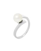 Bague Argent Perle d'Eau Douce blanche