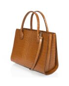 Borsa in pelle Celia Cognac - 30x13x27 cm