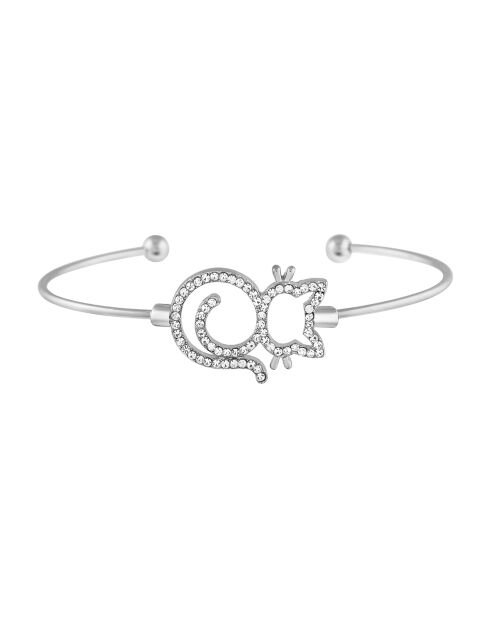 Jonc Little Cat argenté