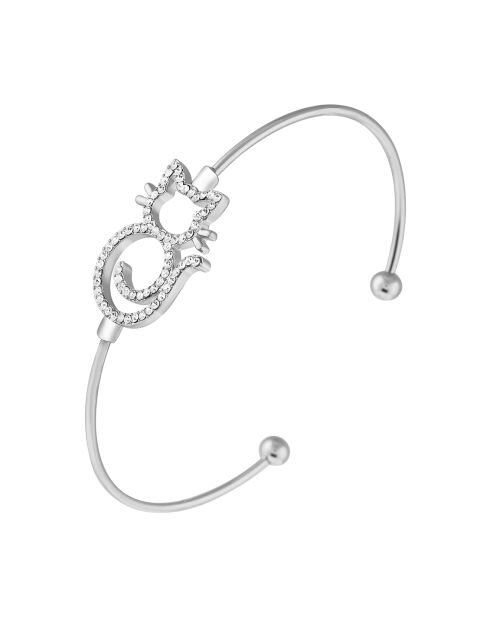 Jonc Little Cat argenté