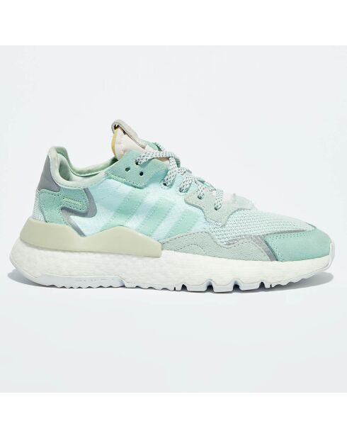 Baskets en Cuir & Mesh Nite Jogger W vert d'eau