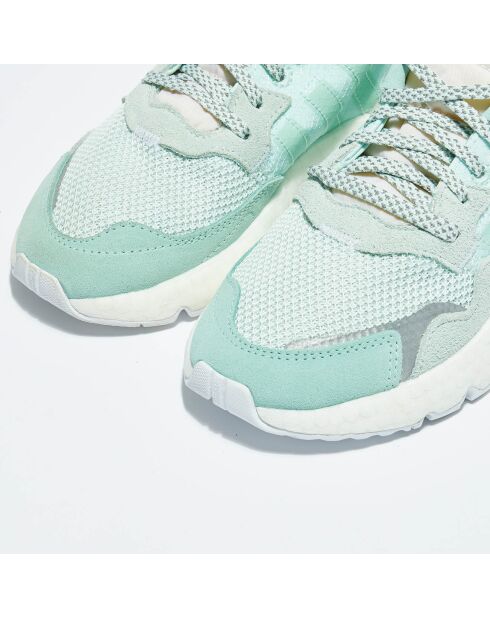 Baskets en Cuir & Mesh Nite Jogger W vert d'eau