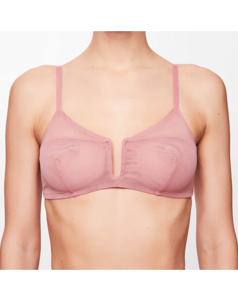 Bralette-BH mit Bügel in Puderrosa