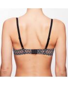 Soutien-Gorge Corbeille Stella imprimé noir/écru