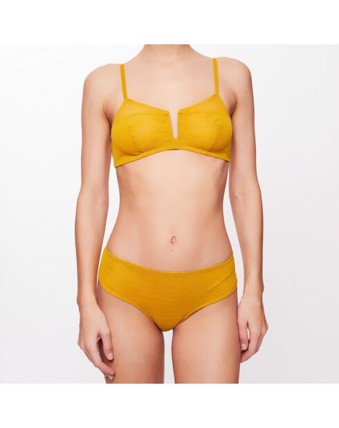 Reggiseno Bralette senza ferretto Naples Mustard