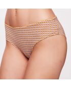 Shorty Cannelle amarillo/crudo a cuadros