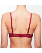 Soutien-Gorge Corbeille Babylon bordeaux