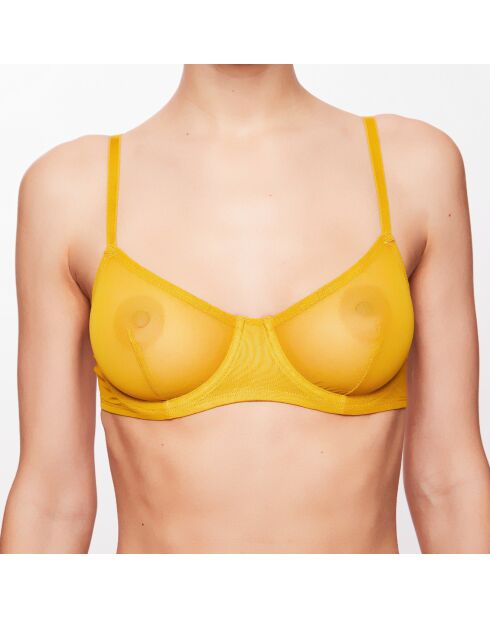 Soutien-Gorge Corbeille Naples moutarde