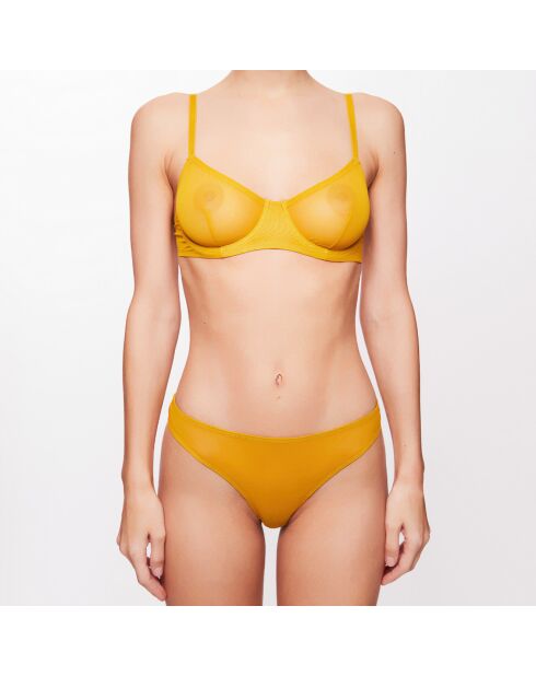 Soutien-Gorge Corbeille Naples moutarde