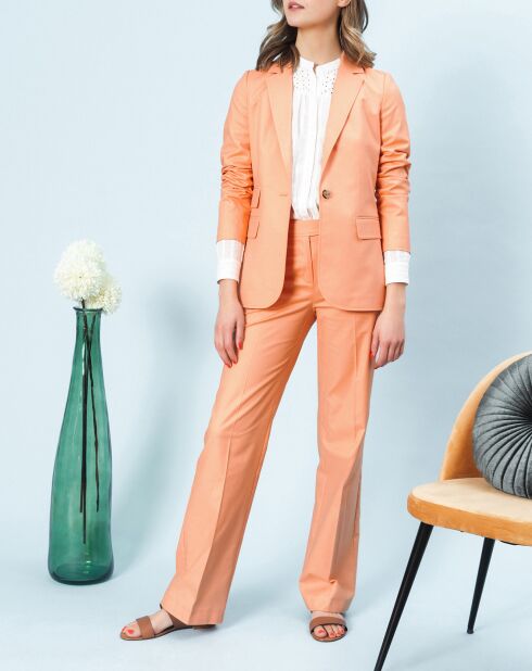 Pantalon Marcus coupe évasée melon