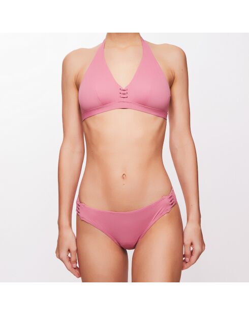Haut de maillot triangle Lana rose