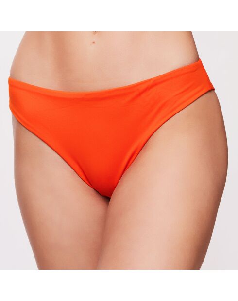 Bas de maillot échancré Dona orange