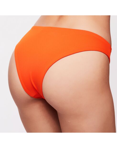 Bas de maillot échancré Dona orange