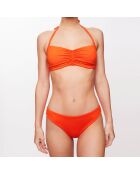 Bas de maillot échancré Dona orange