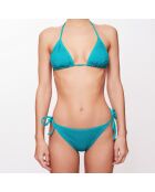 Maillot 2 pièces triangle Alina turquoise