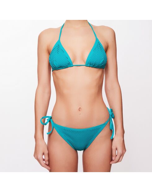 Maillot 2 pièces triangle Alina turquoise