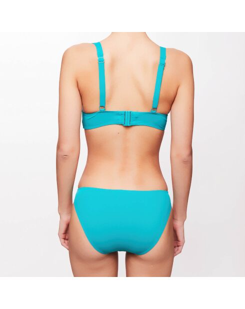 Haut de maillot triangle Zelda turquoise