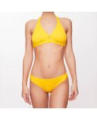 Haut de maillot triangle Lana jaune