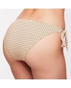 Bas de maillot Alia à carreaux jaune/gris