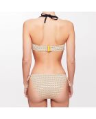 Bas de maillot Alia à carreaux jaune/gris