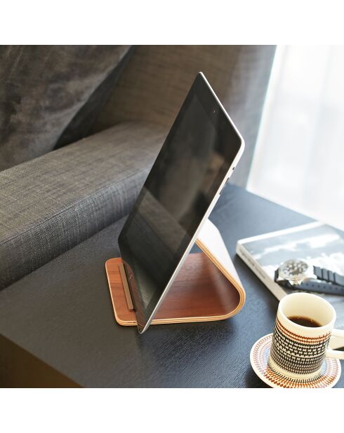 Support pour tablette marron - 12×14×11.5 cm