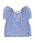 Top Carla en Coton bleu