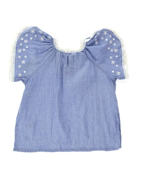 Top Carla en Coton bleu