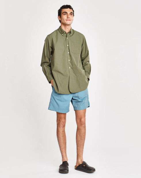 Pozy short met kleine blauwe ruitjes