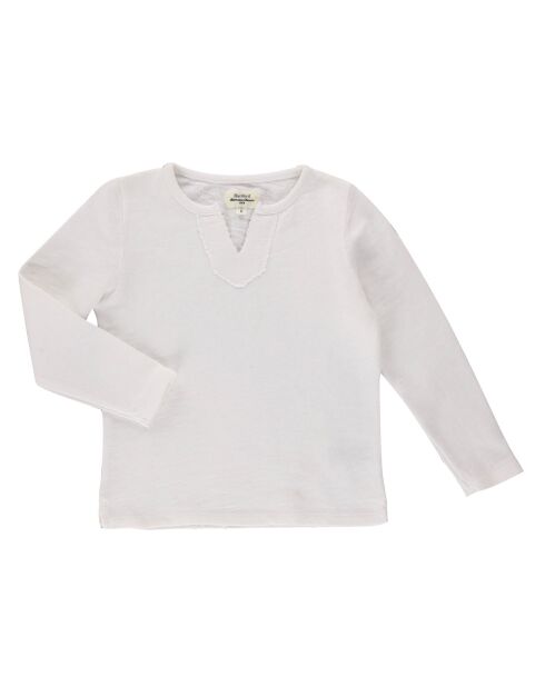 Sweat fin en Coton Tutu blanc