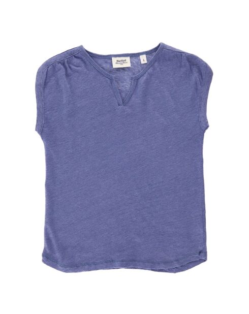 T-Shirt 100% Lin Tugurio bleu