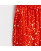 Pantalon fluide April imprimé étoile rouge