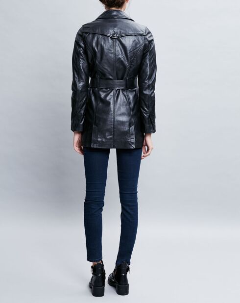 Veste en Cuir Zelda noire