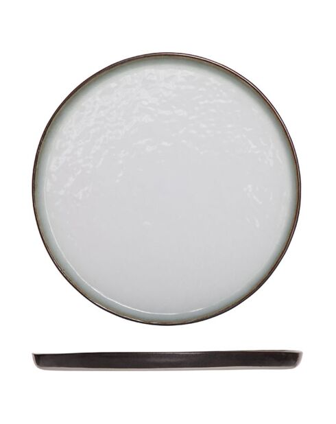 Plateau assiette dessert gris - D.21.5 cm