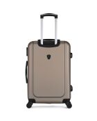 Valise Long Séjour 4 roues Porter 75 cm dorée
