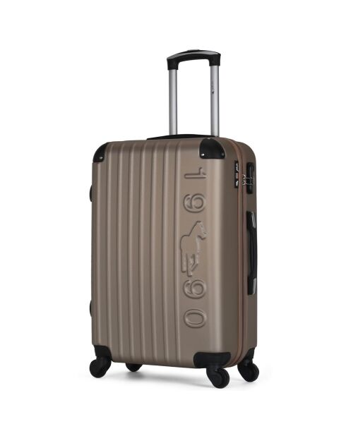 Porter Reisekoffer mit 4 Rädern, 75 cm, goldfarben