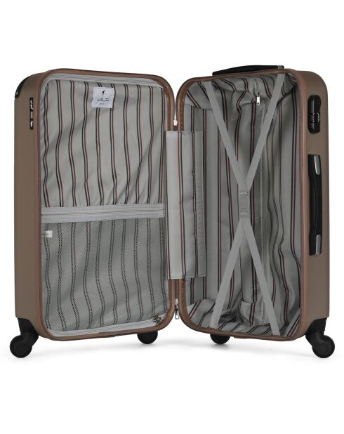 Porter Reisekoffer mit 4 Rädern, 75 cm, goldfarben