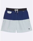 Short de bain Gex Syn Wov noir/bleu/bleu ciel