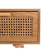 Meuble TV Rodrigo 3 Tiroirs Bois Clair - 120x40x40 cm