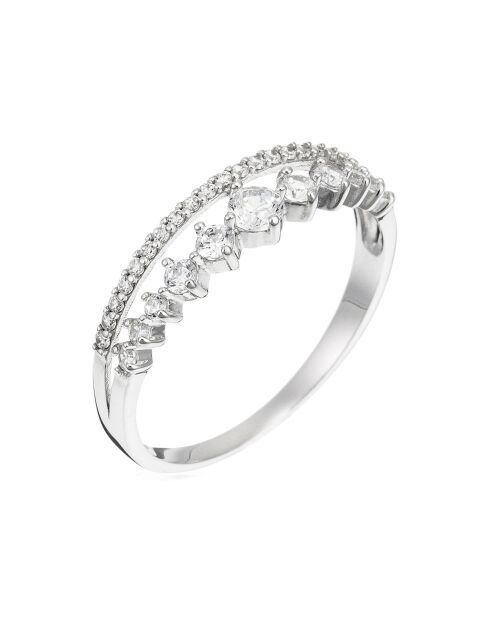 Bague Ma reine or blanc