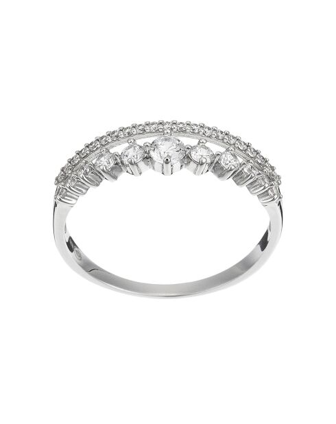 Bague Ma reine or blanc