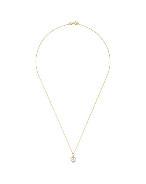 Pendentif Lova Pearl or jaune
