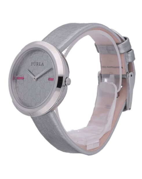 My Piper zilverkleurig leren dameshorloge