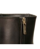 Bottines en Cuir Coralie noires -Talon 6 cm