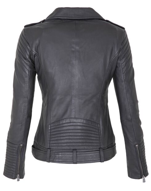 Veste en Cuir Daniela noire