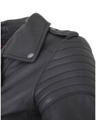 Veste en Cuir Daniela noire