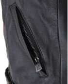 Veste en Cuir Daniela noire