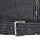 Veste en Cuir Daniela noire