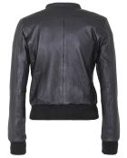 Veste en Cuir Florentina noire