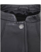 Veste en Cuir Florentina noire