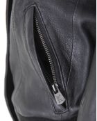 Veste en Cuir Florentina noire